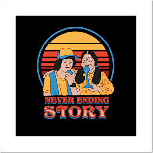 never ending story Posters and Art